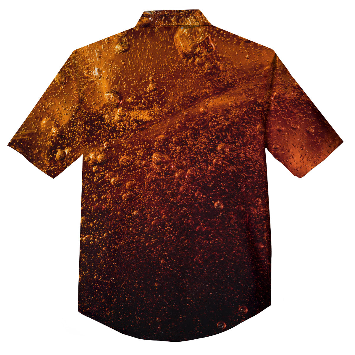 Cola Print Button Up Shirt-grizzshop
