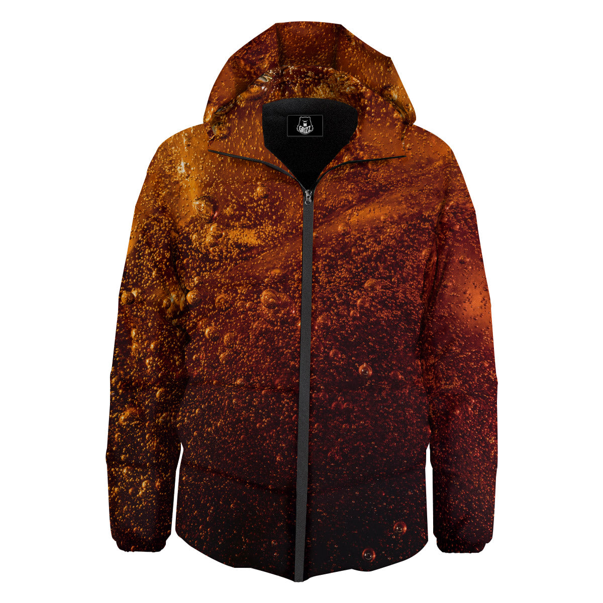 Cola Print Down Jacket-grizzshop