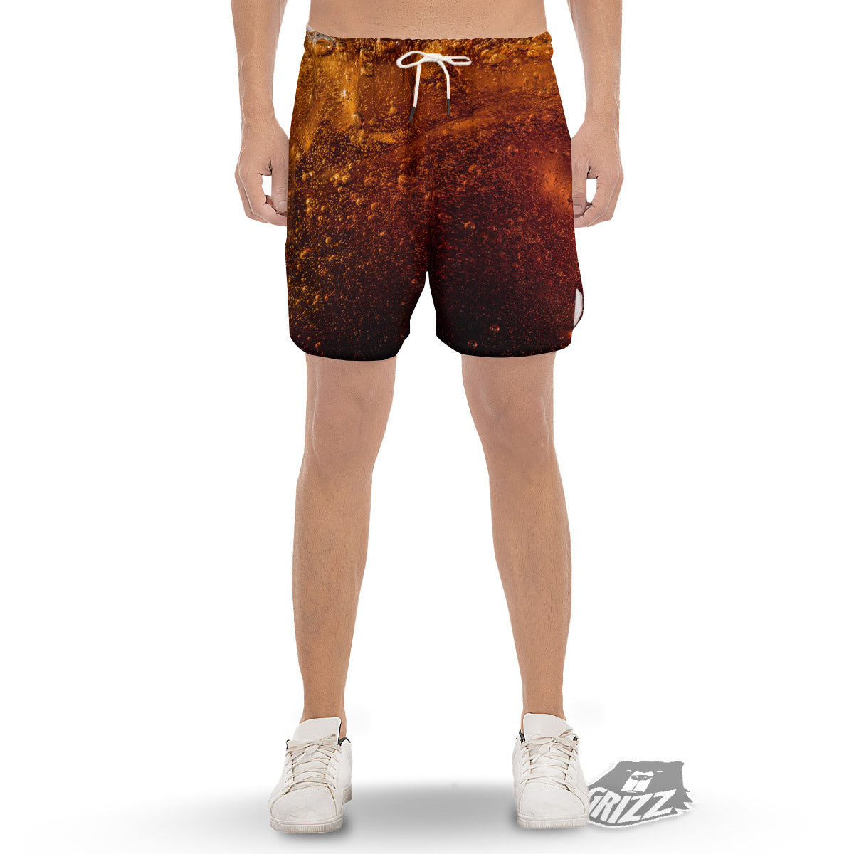 Cola Print Men's Gym Shorts-grizzshop