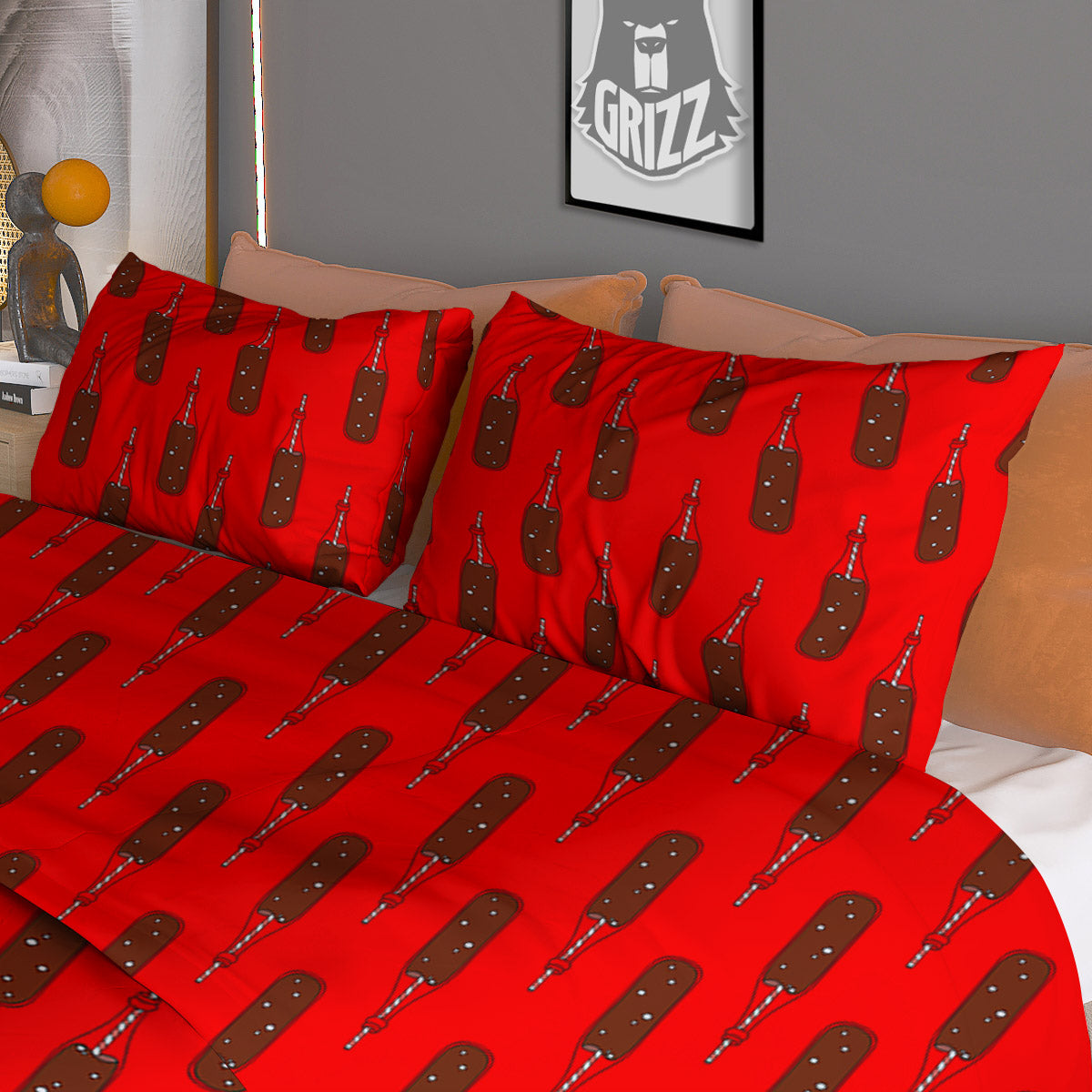 Dog German Shepherd Print Pattern Duvet Cover Bedding Set
