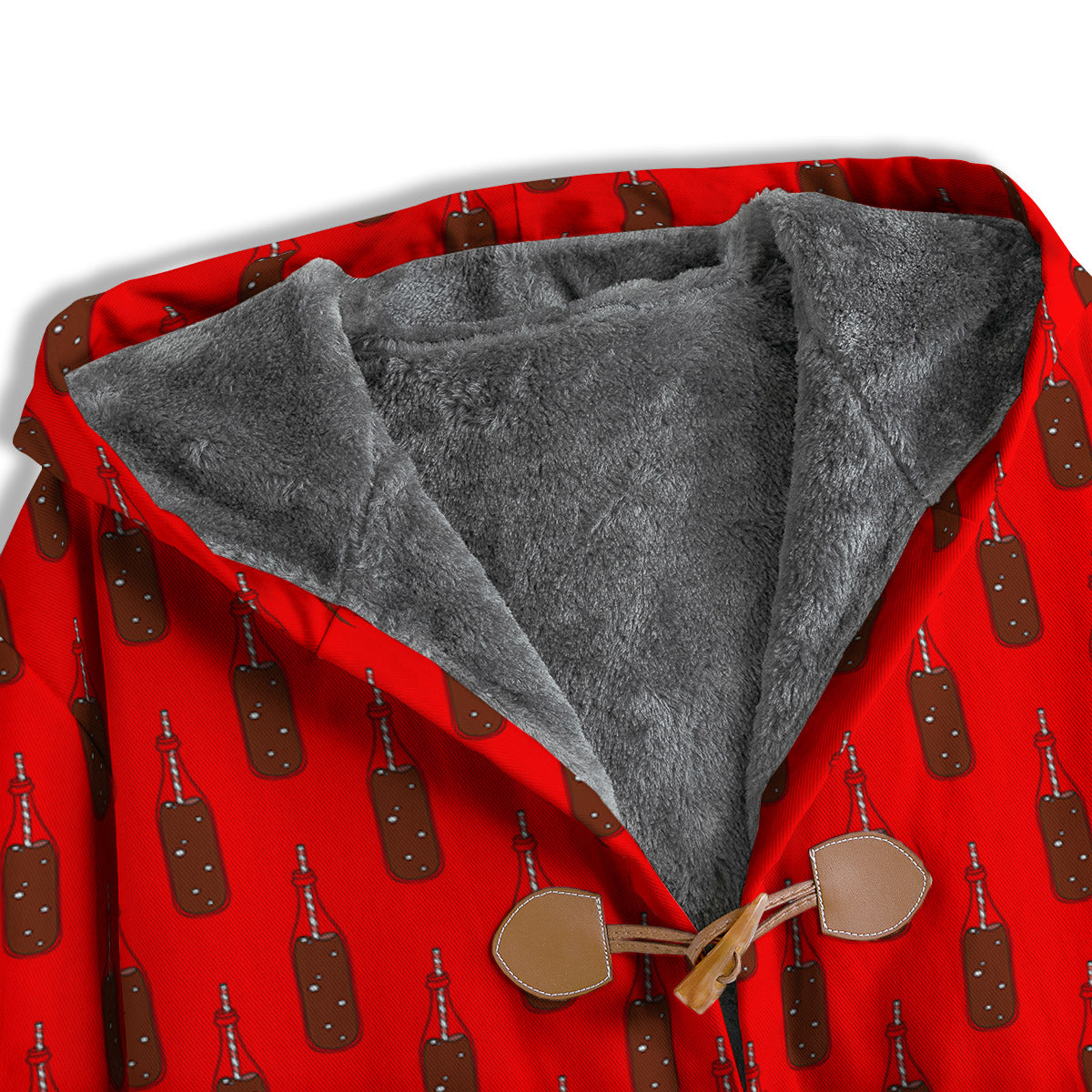 Cola Print Pattern Men's Windbreaker Jacket-grizzshop