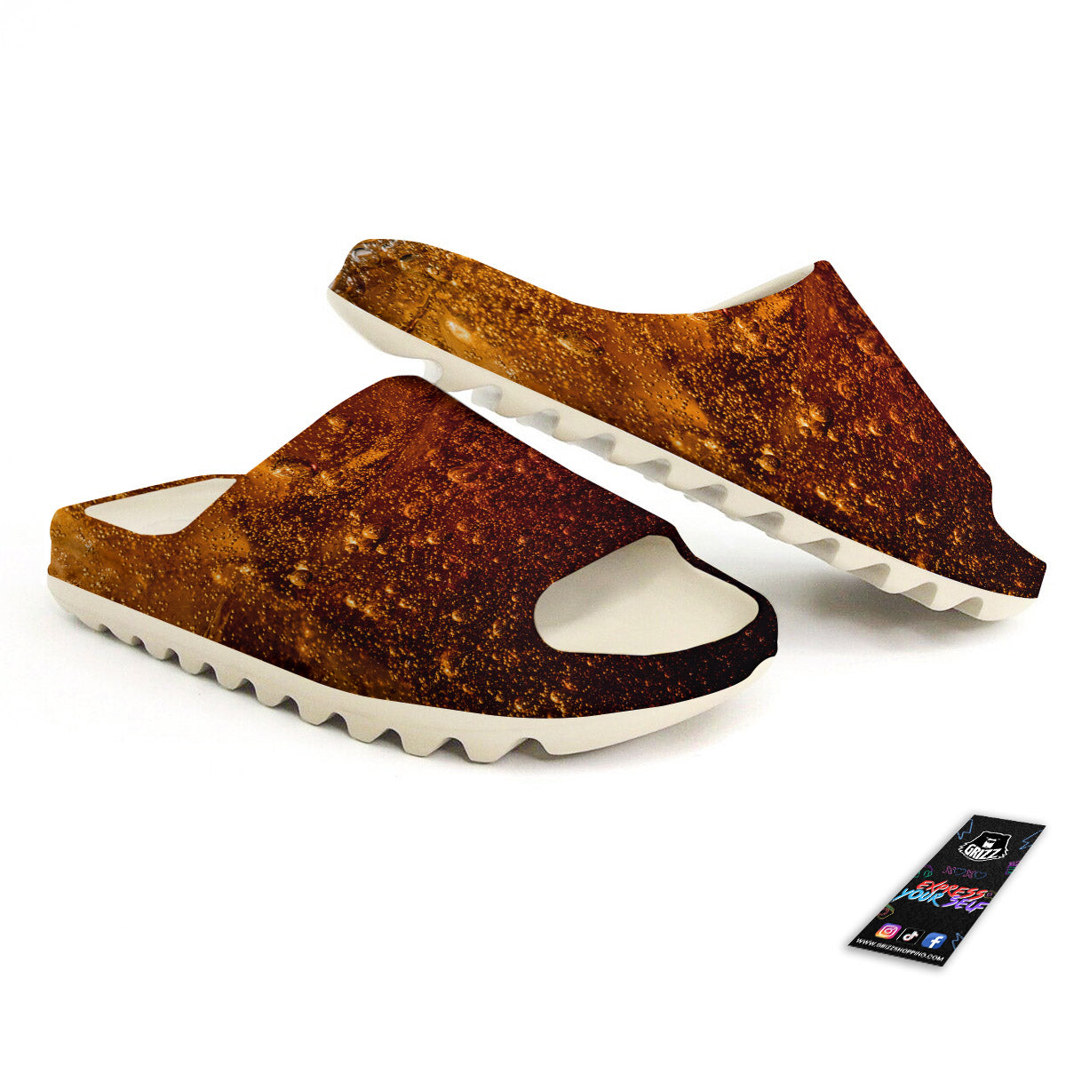 Cola Print Sandals-grizzshop