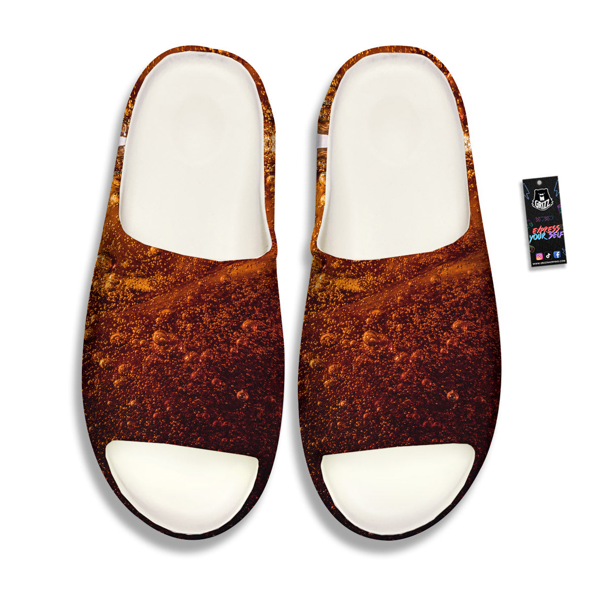 Cola Print Sandals-grizzshop