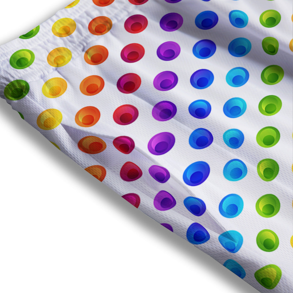 Full Moon And Night Stars Print Mesh Shorts