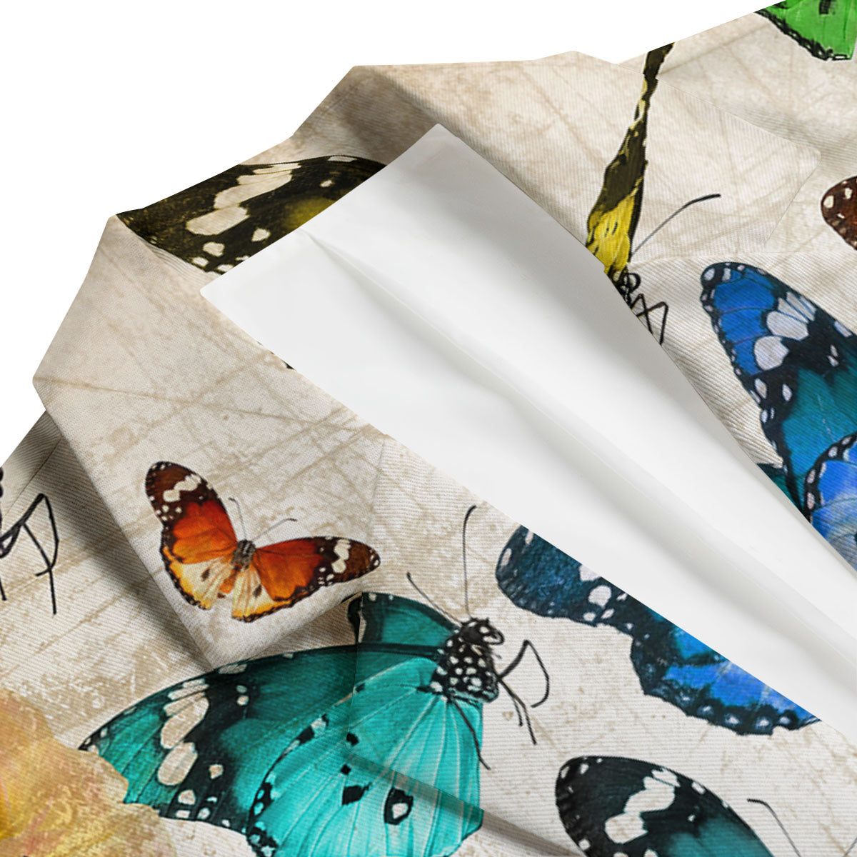 Colorful Butterfly Garden Men's Blazer-grizzshop