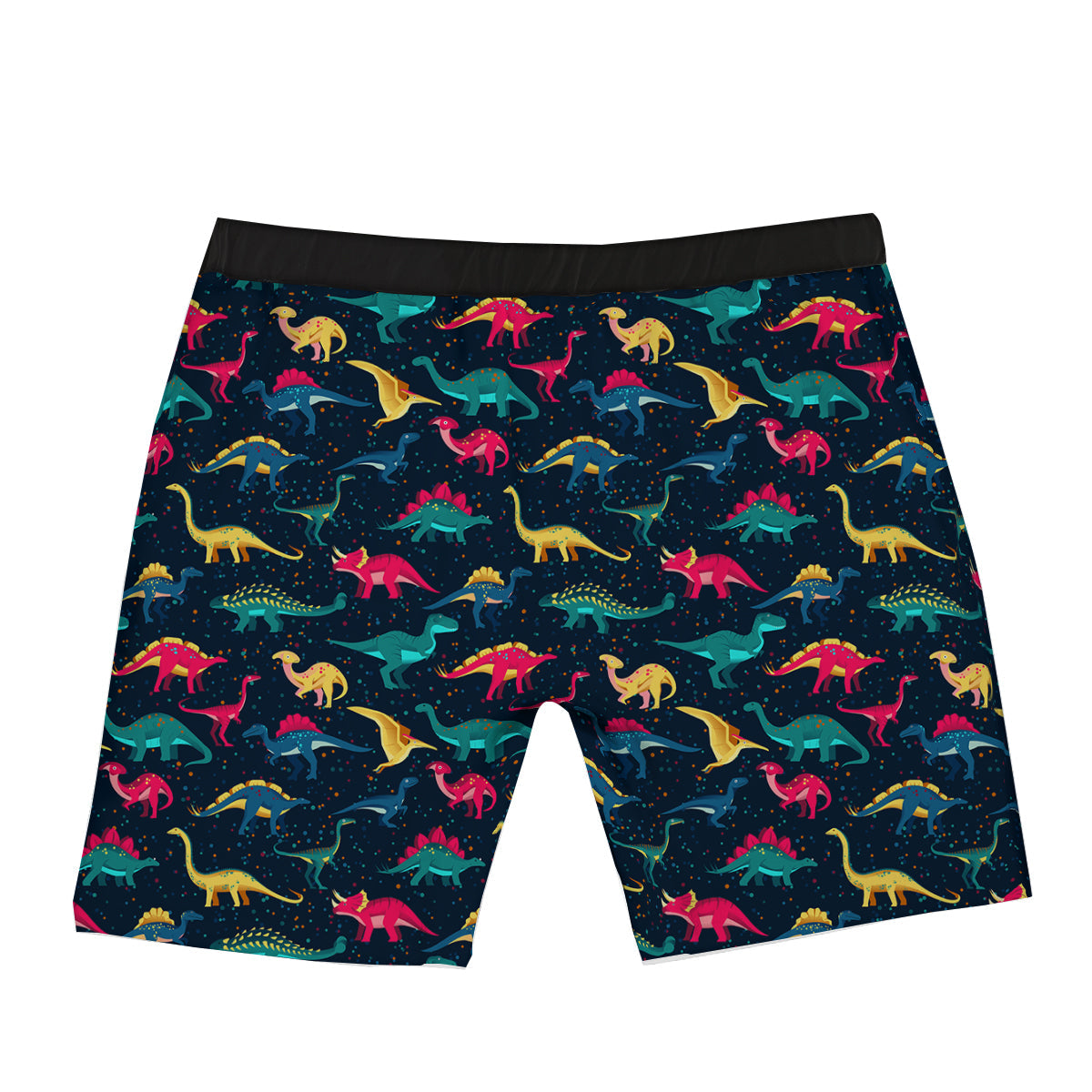 Colorful Cute Dinosaurs Print Pattern Boxer Briefs-grizzshop