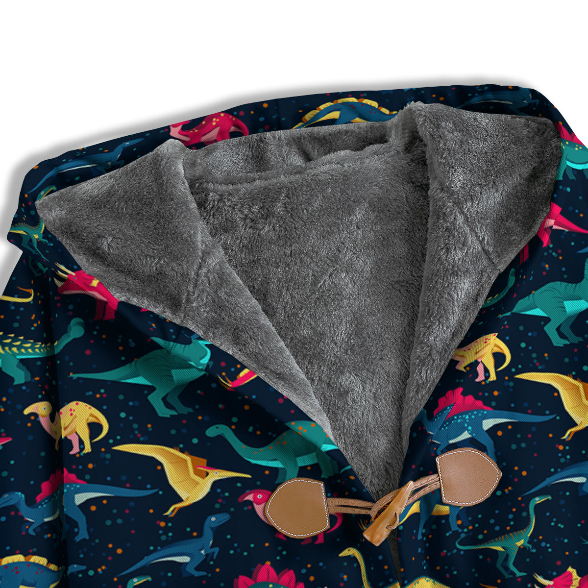 Colorful Cute Dinosaurs Print Pattern Men's Windbreaker Jacket-grizzshop