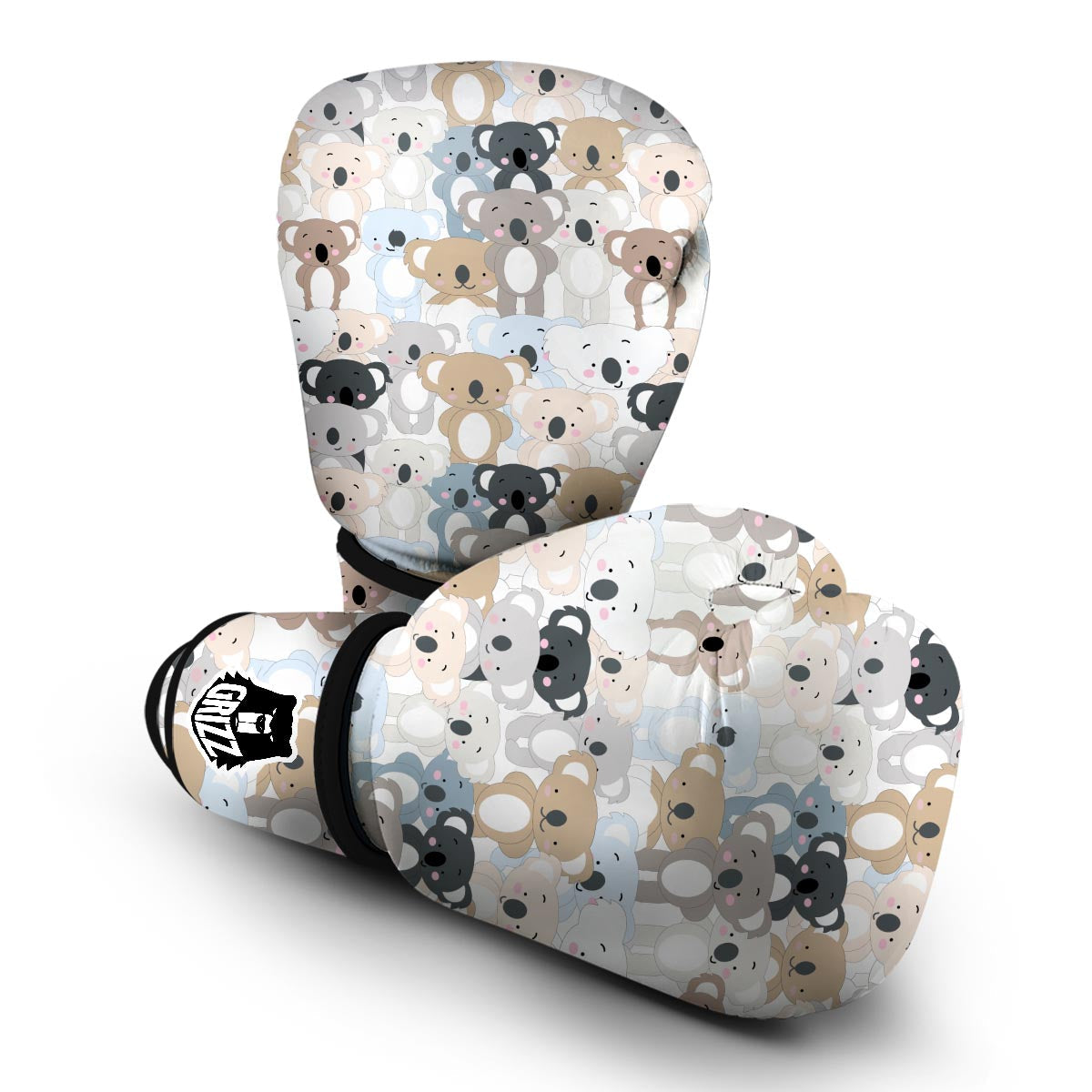 Colorful Koala Pattern Print Boxing Gloves-grizzshop