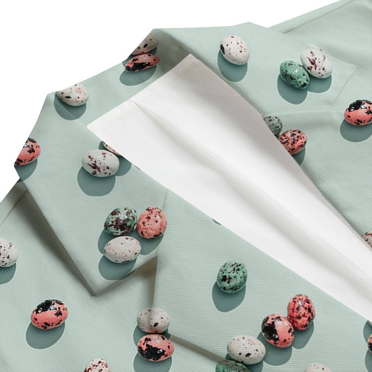 Colorful Pile Of Easter Eggs Print Pattern Men's Blazer-grizzshop