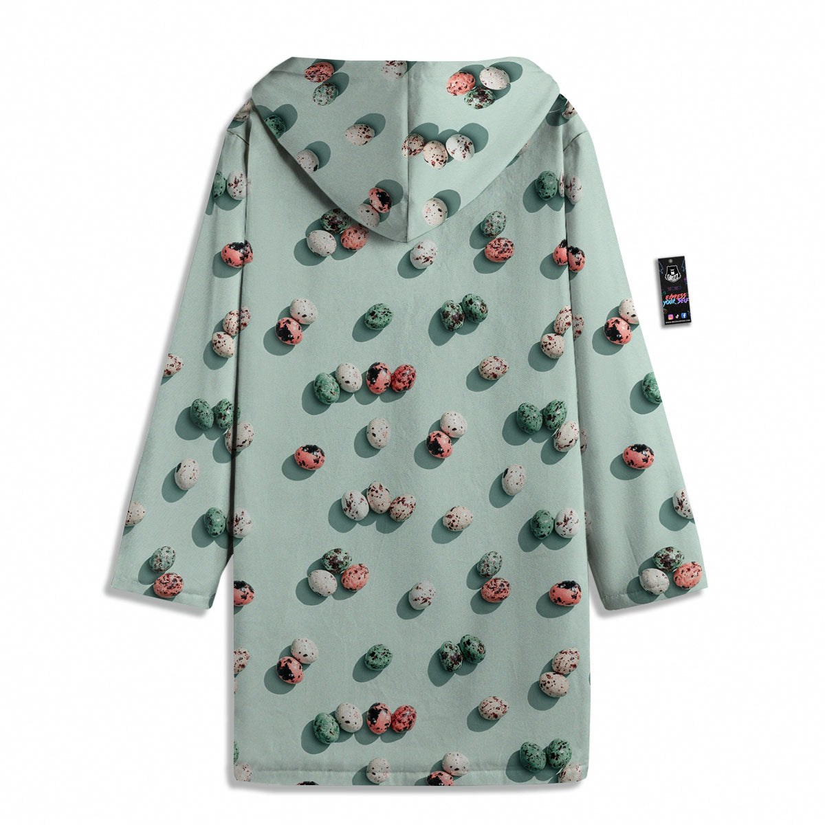 Colorful Pile Of Easter Eggs Print Pattern Men's Windbreaker Jacket-grizzshop