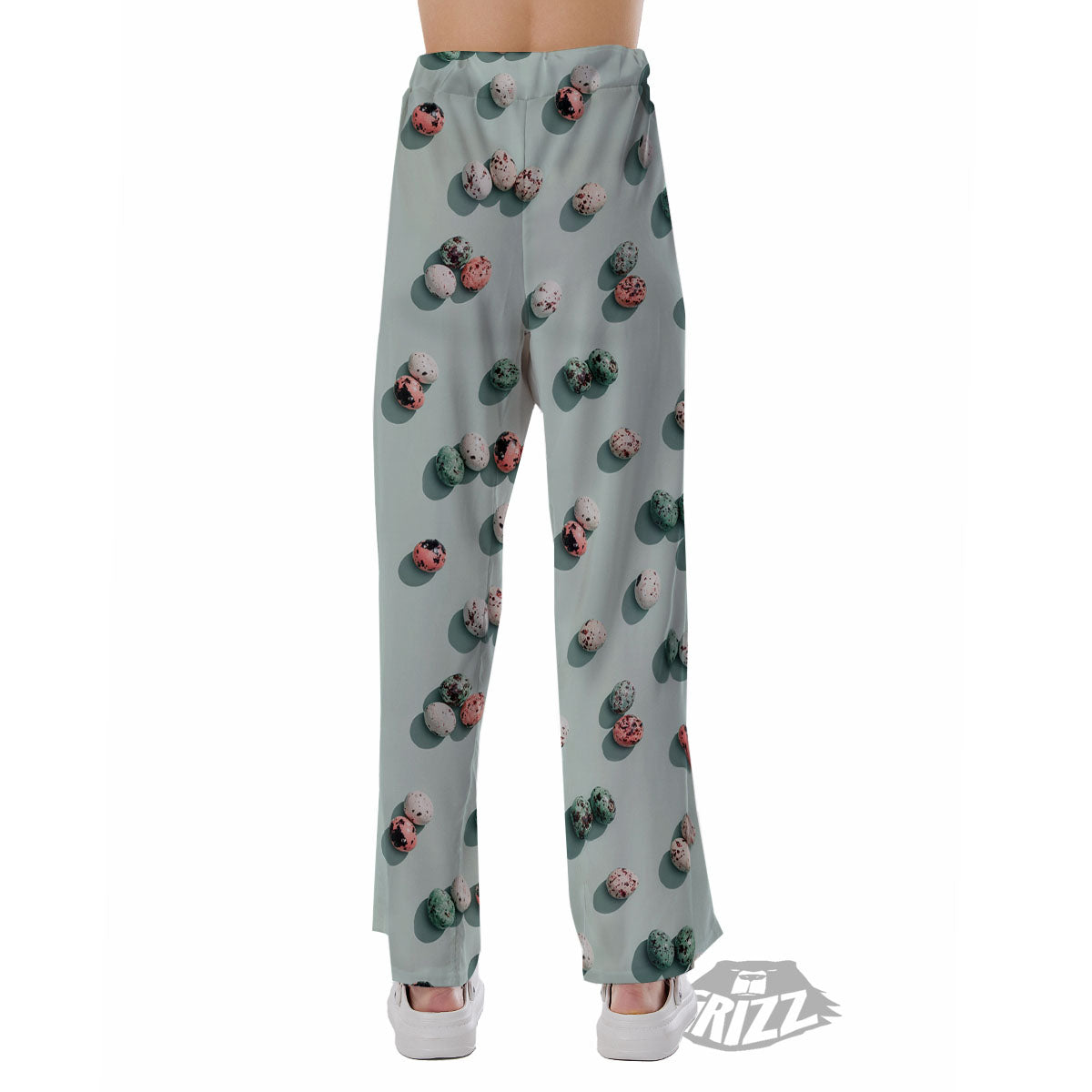 Colorful Pile Of Easter Eggs Print Pattern Pajama Pants-grizzshop