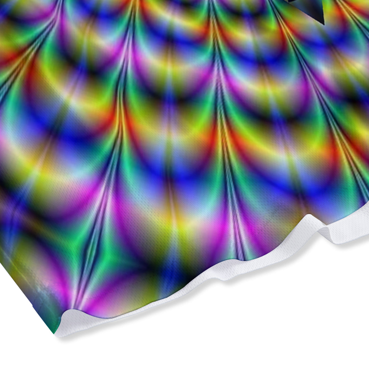 Galaxy Outer Space Dark Purple Print Mesh Shorts