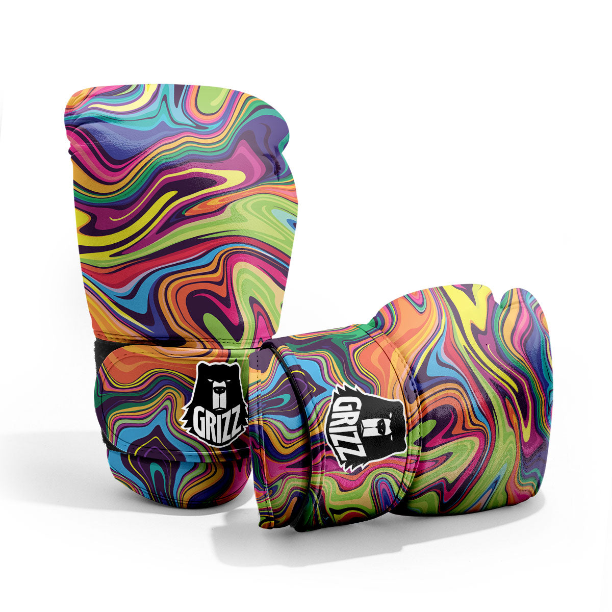 Colorful Psychedelic Print Pro Boxing Glove