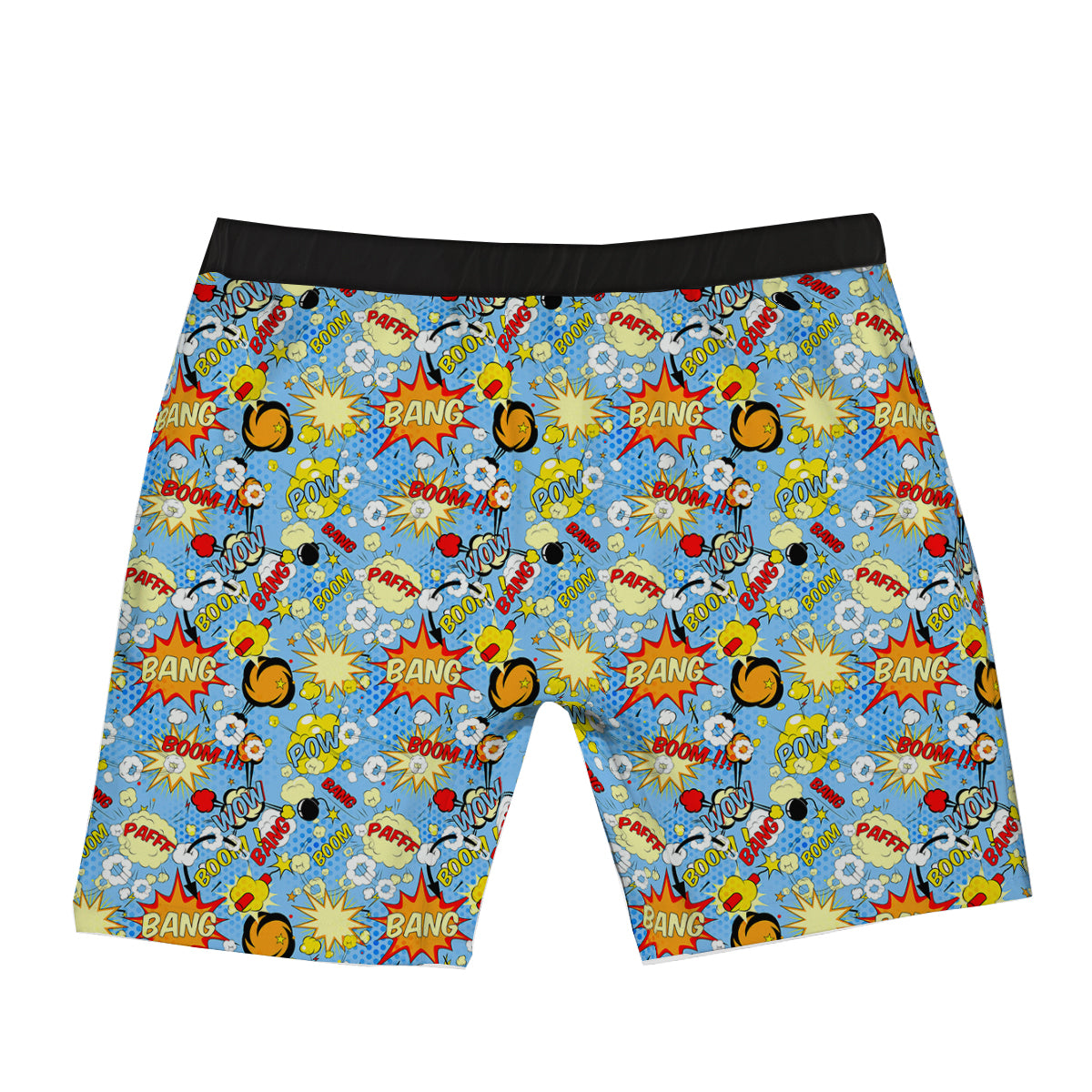 Comic Book Speech Bubbles Print Pattern Boxer Briefs-grizzshop