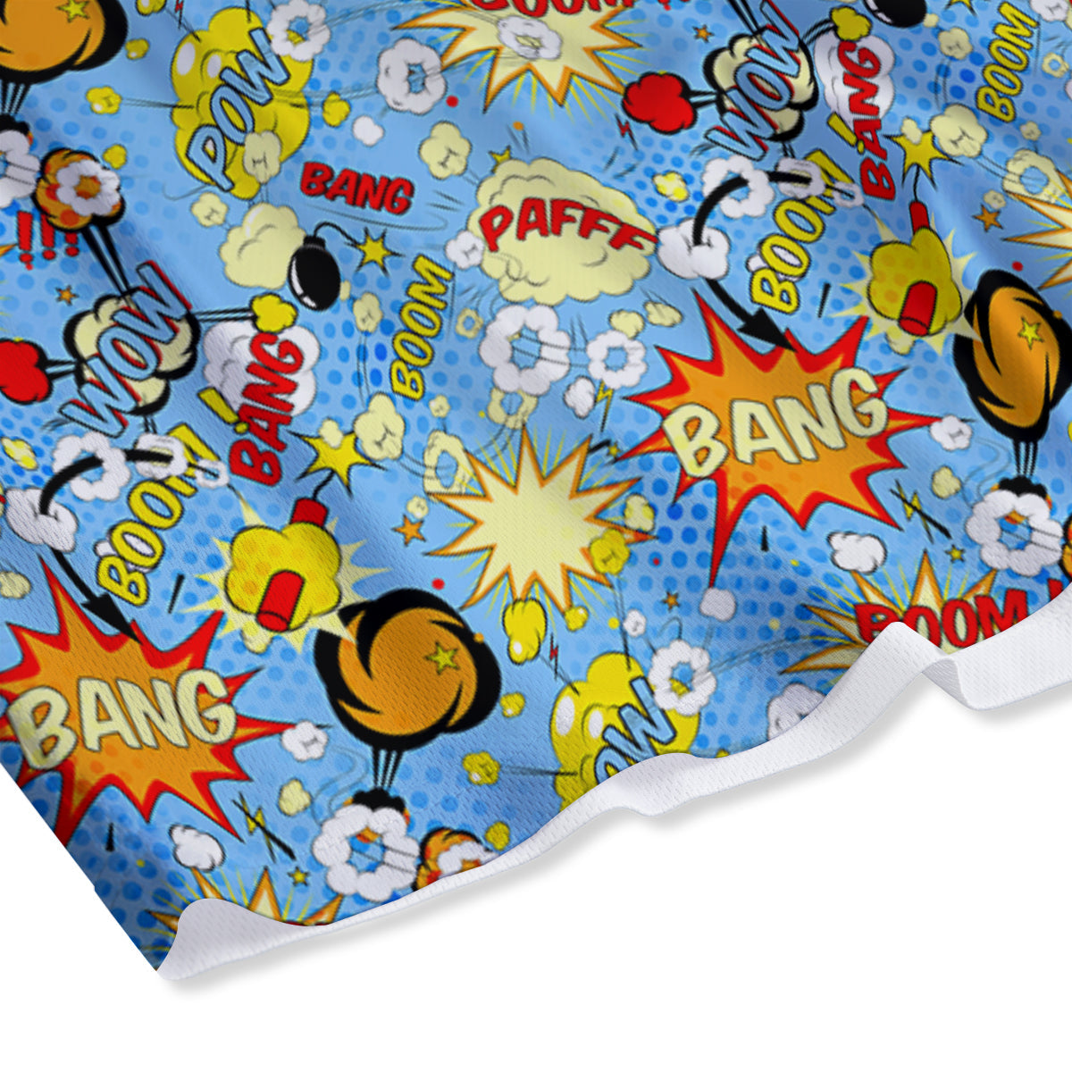 Emoji Cute Chicken Print Pattern Mesh Shorts