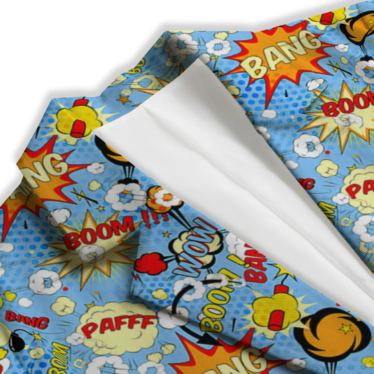 Comic Book Speech Bubbles Print Pattern Women's Blazer-grizzshop