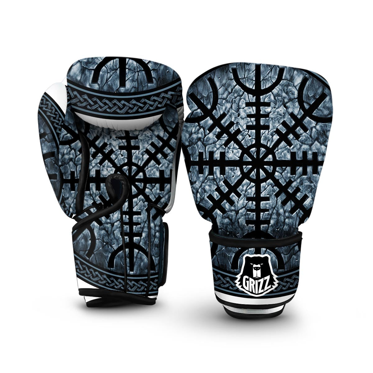 Compass of Viking Boxing Gloves-grizzshop