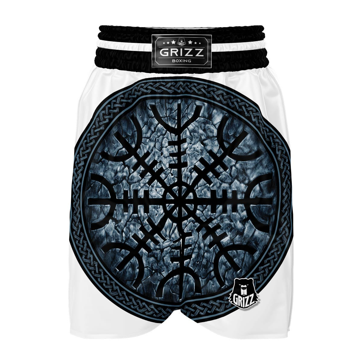 Compass of Viking Boxing Shorts-grizzshop