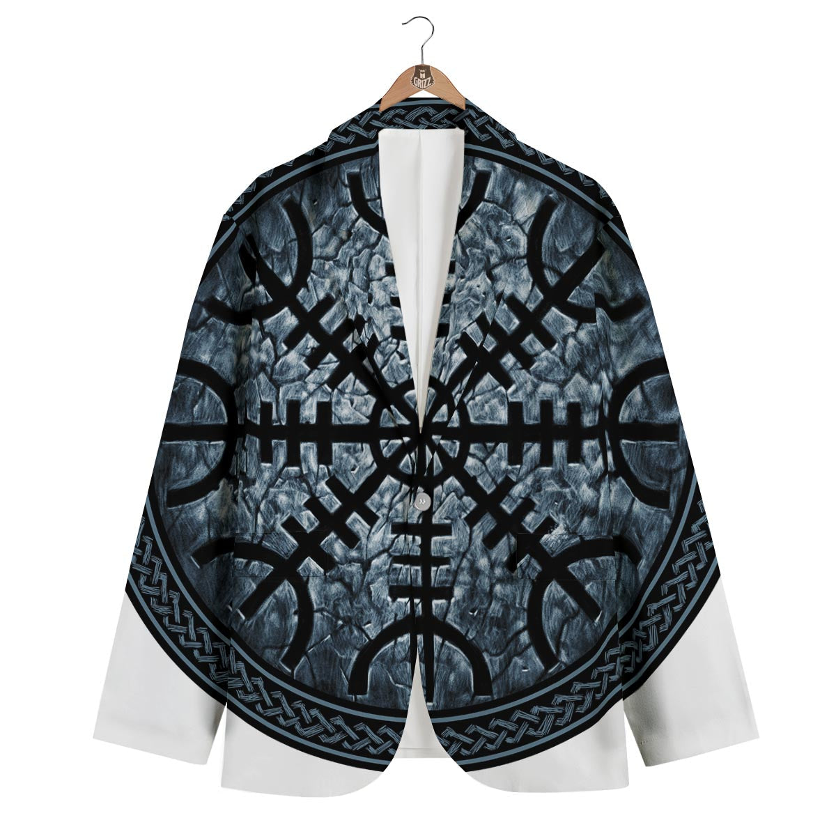 Compass of Viking Men's Blazer-grizzshop