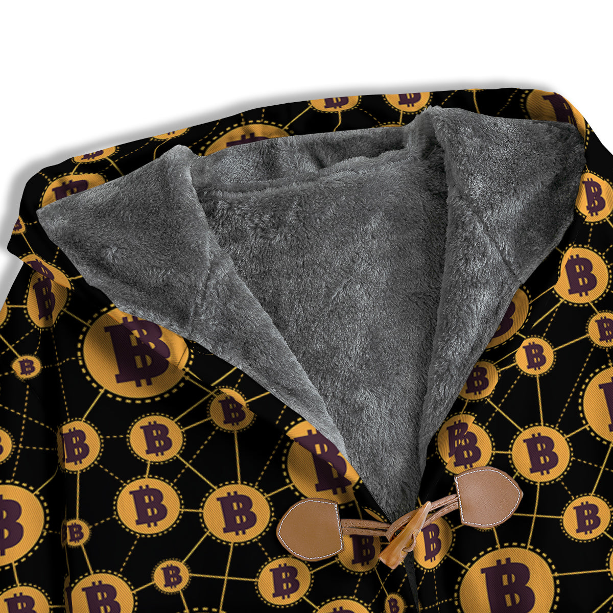 Connection Bitcoin Print Pattern Men's Windbreaker Jacket-grizzshop
