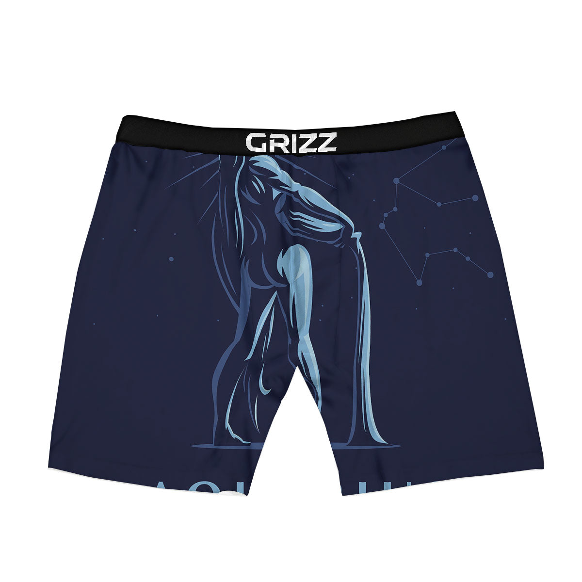 Constellation Aquarius Print Boxer Briefs-grizzshop