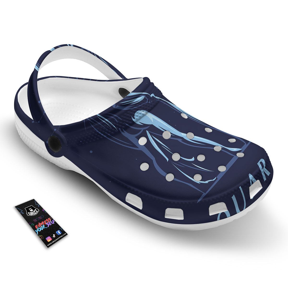 Constellation Aquarius Print Clog-grizzshop