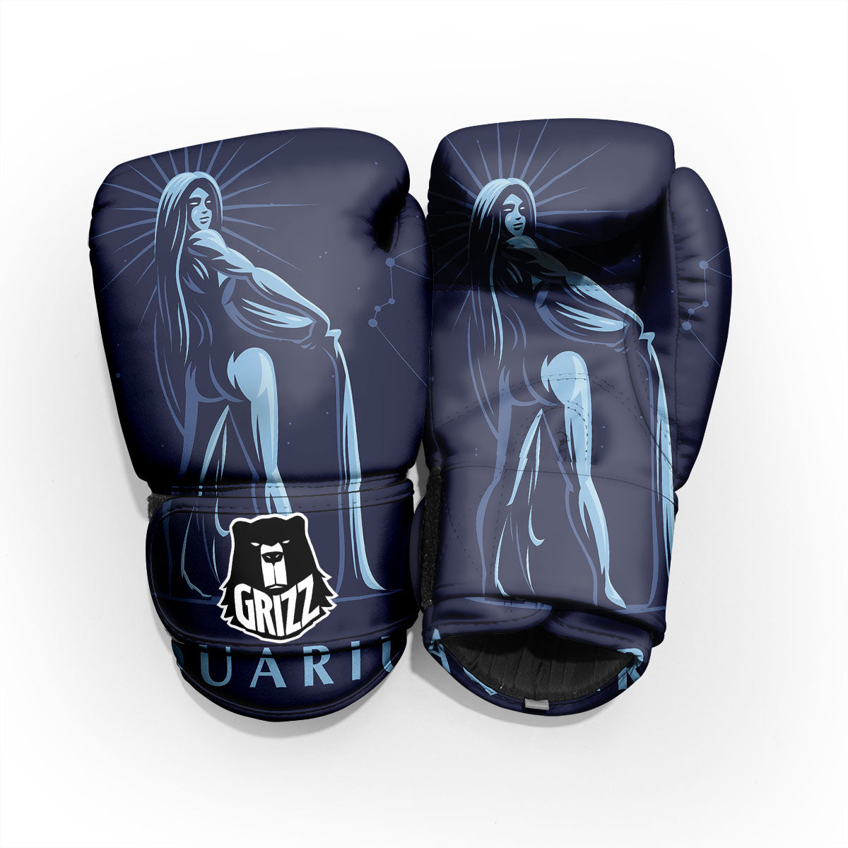 Constellation Aquarius Print Pro Boxing Glove