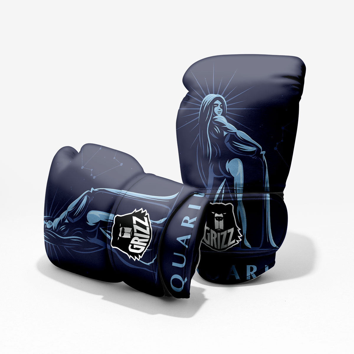 Constellation Aquarius Print Pro Boxing Glove