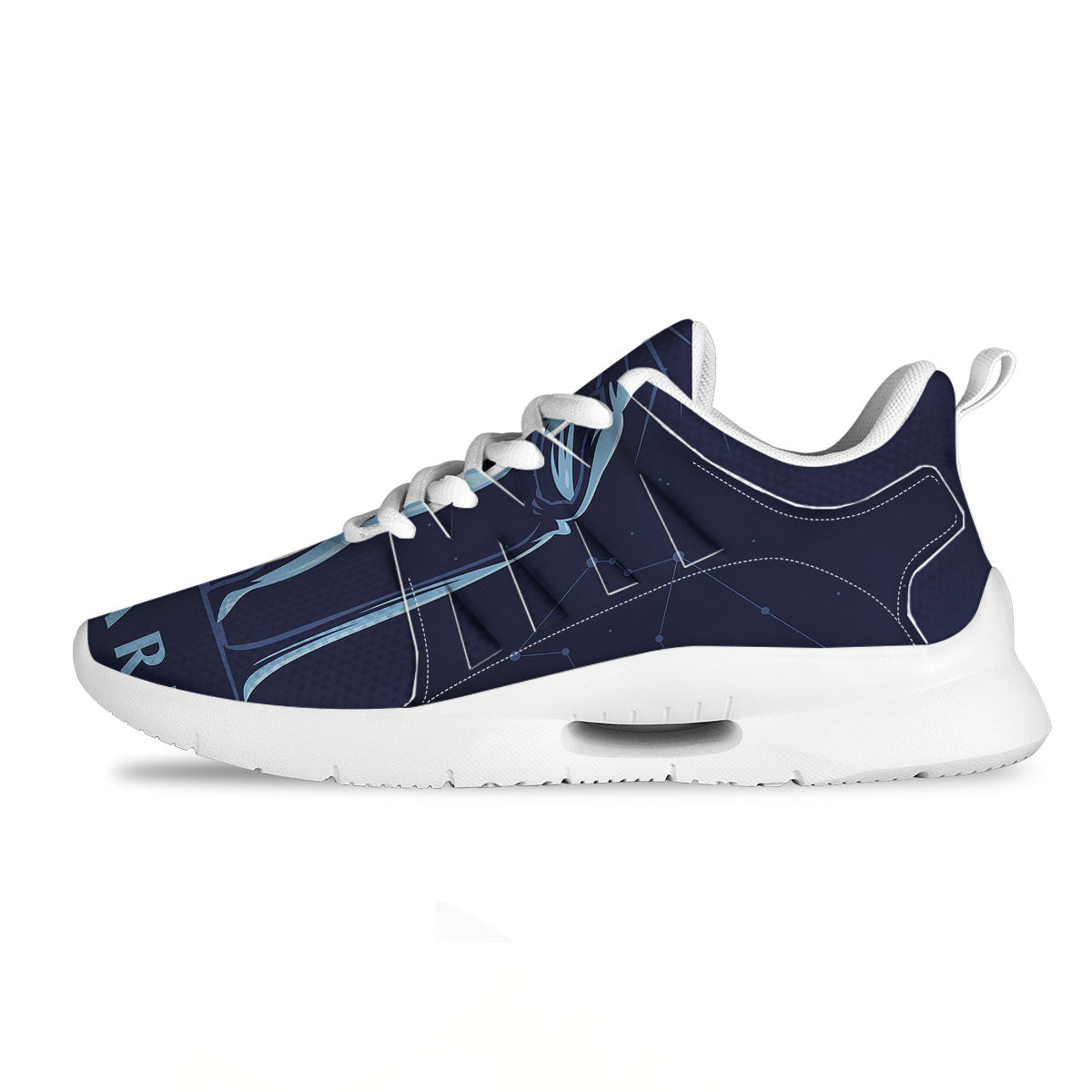 Constellation Aquarius Print Tennis Shoes-grizzshop