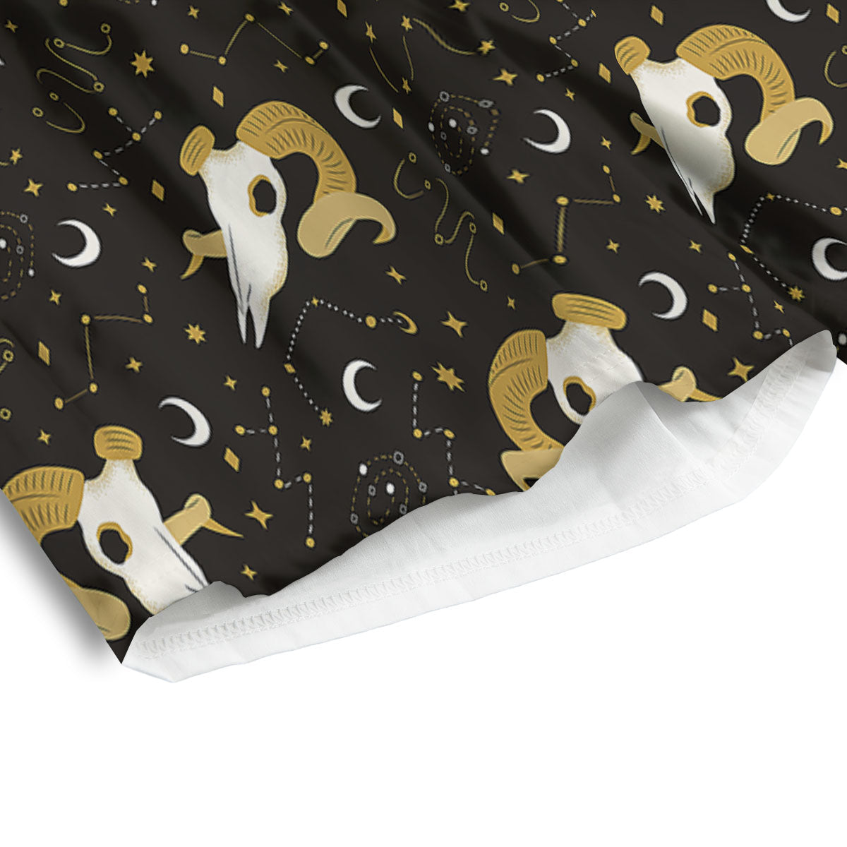 Constellation Aries Print Men's Athletic Shorts