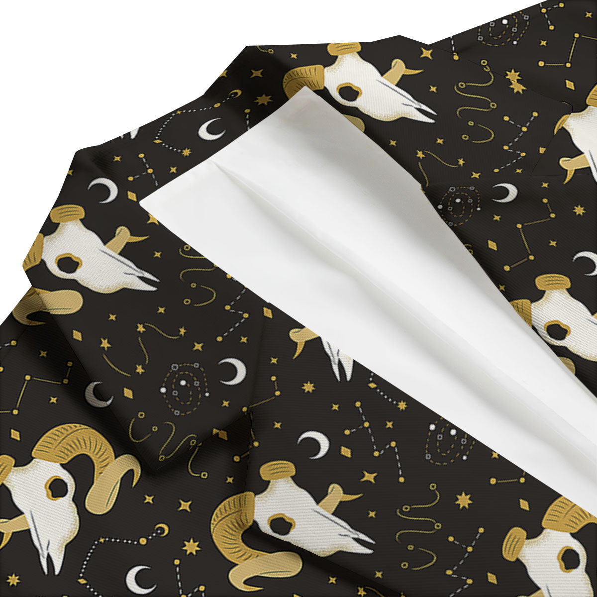 Constellation Aries Print Men's Blazer-grizzshop