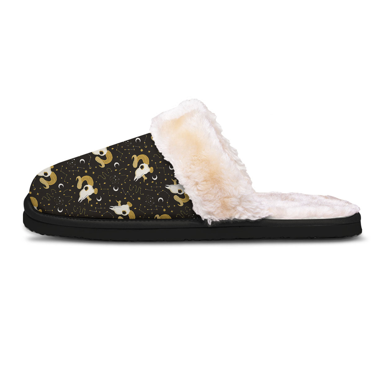 Constellation Aries Print Slippers-grizzshop