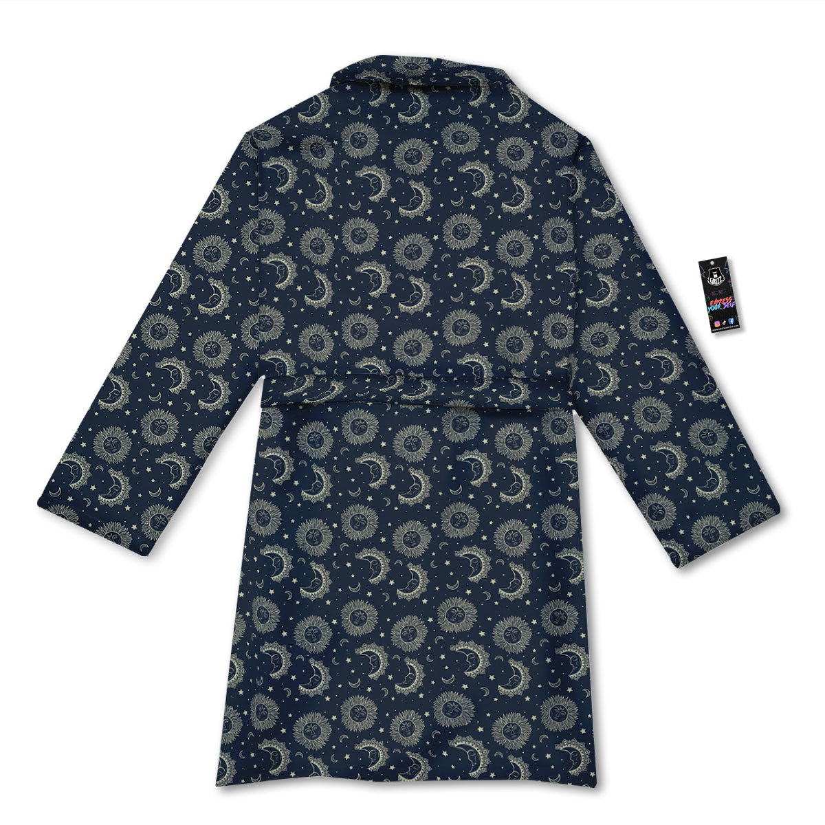Constellation Bohemian Print Pattern Bathrobe-grizzshop