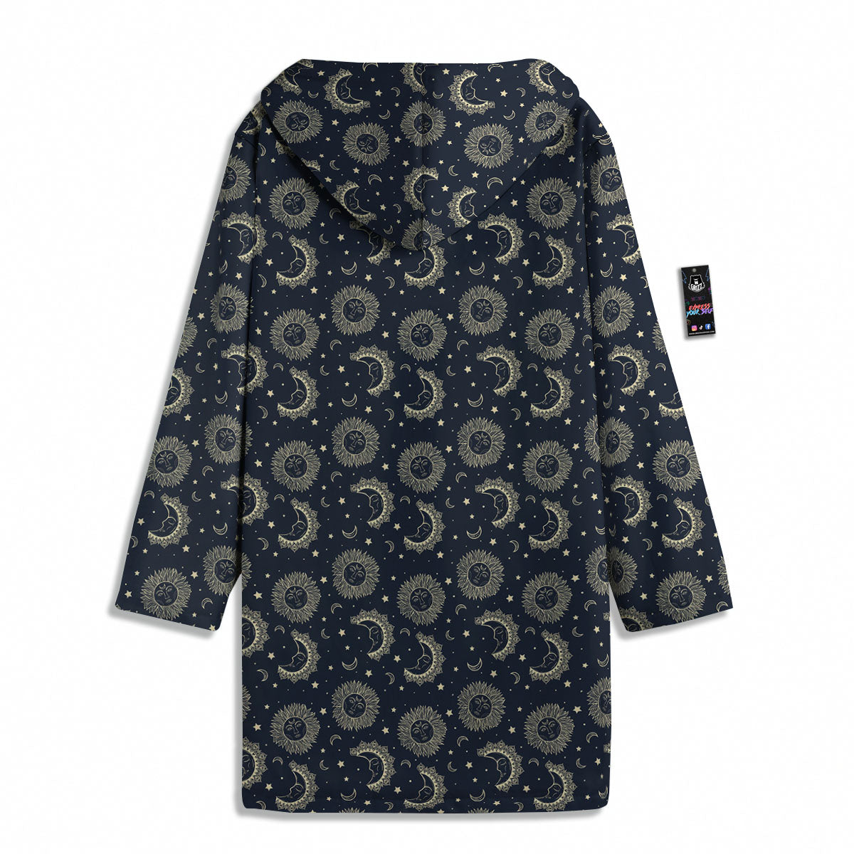 Constellation Bohemian Print Pattern Men's Windbreaker Jacket-grizzshop