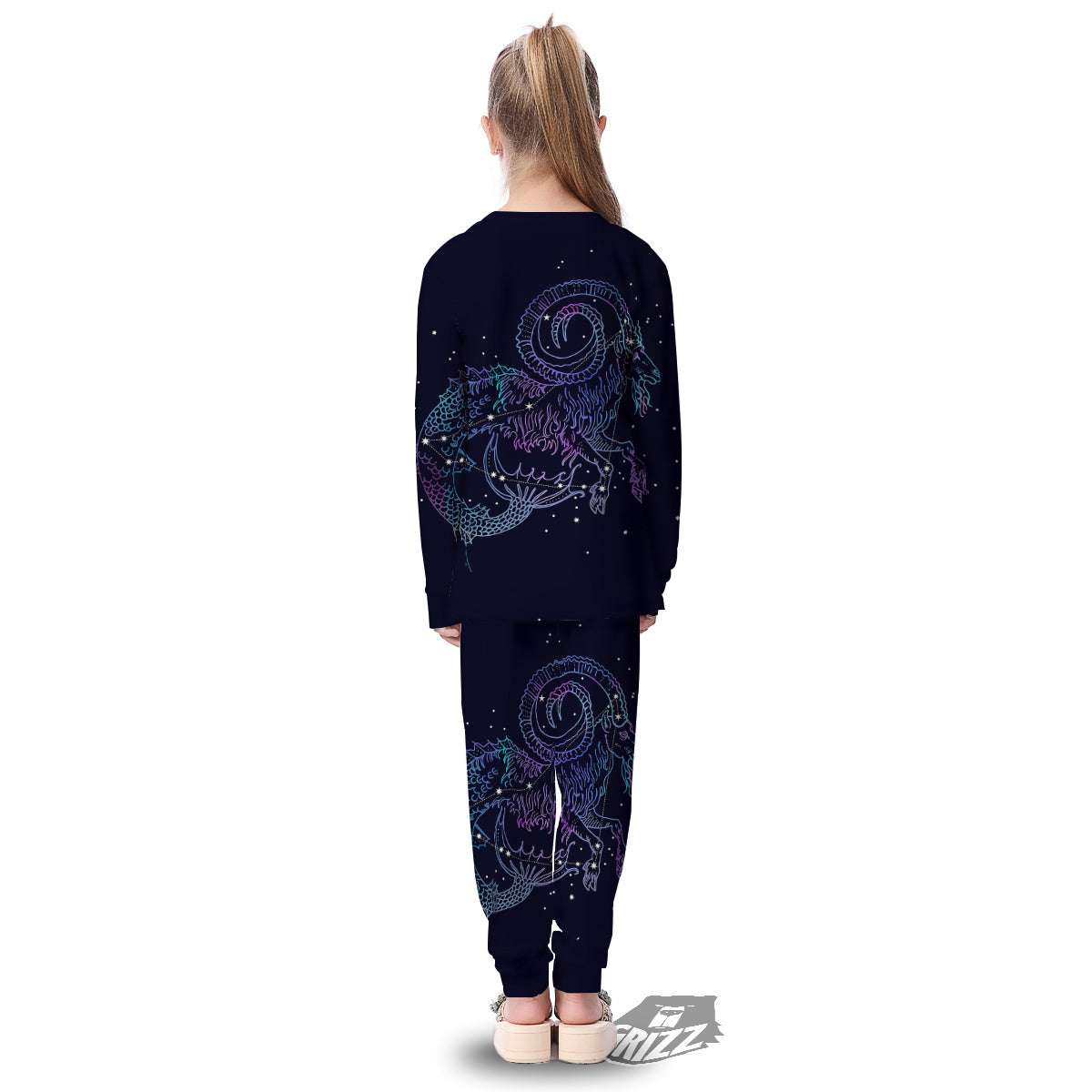 Constellation Capricorn Print Kid's Pajamas-grizzshop