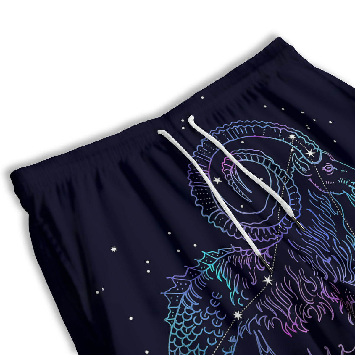 Constellation Capricorn Print Men's Athletic Shorts
