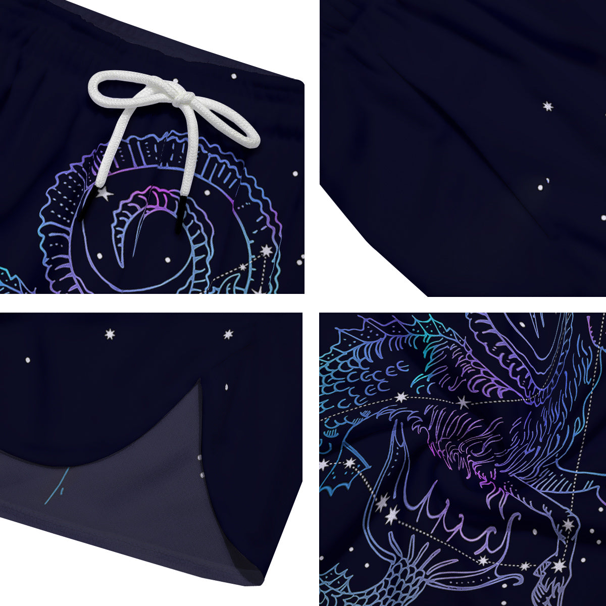Constellation Capricorn Print Men's Running Shorts-grizzshop