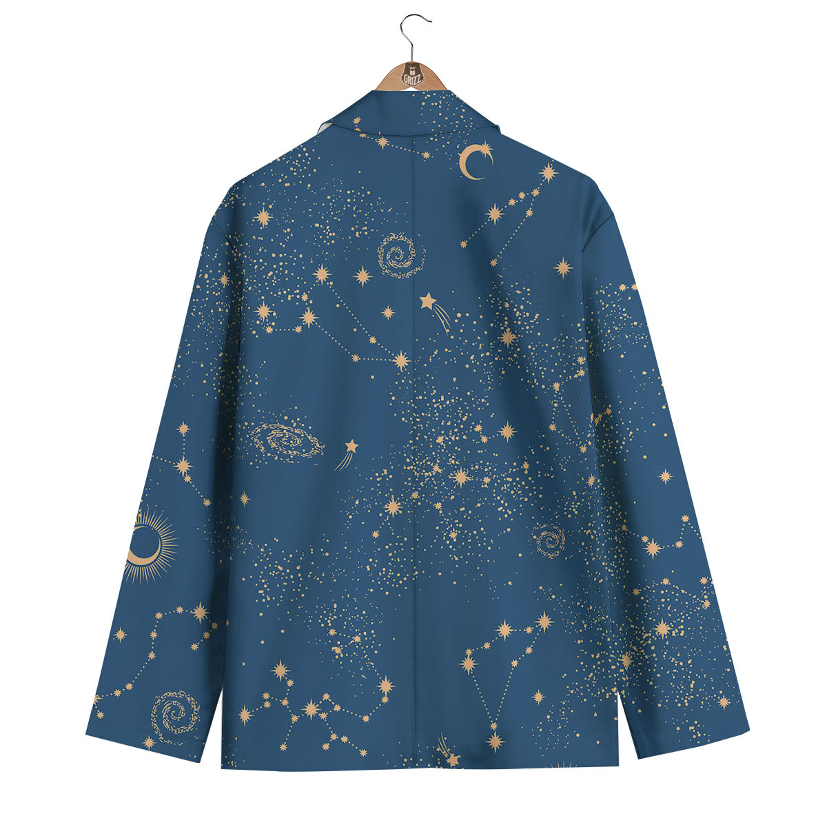 Constellation Cosmic Print Pattern Men's Blazer-grizzshop