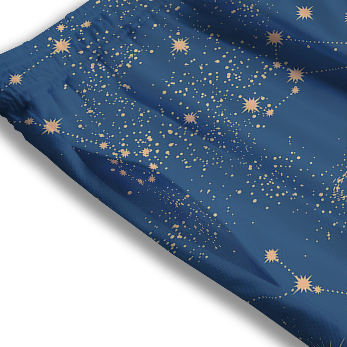 Constellation Cosmic Print Pattern Mesh Shorts-grizzshop