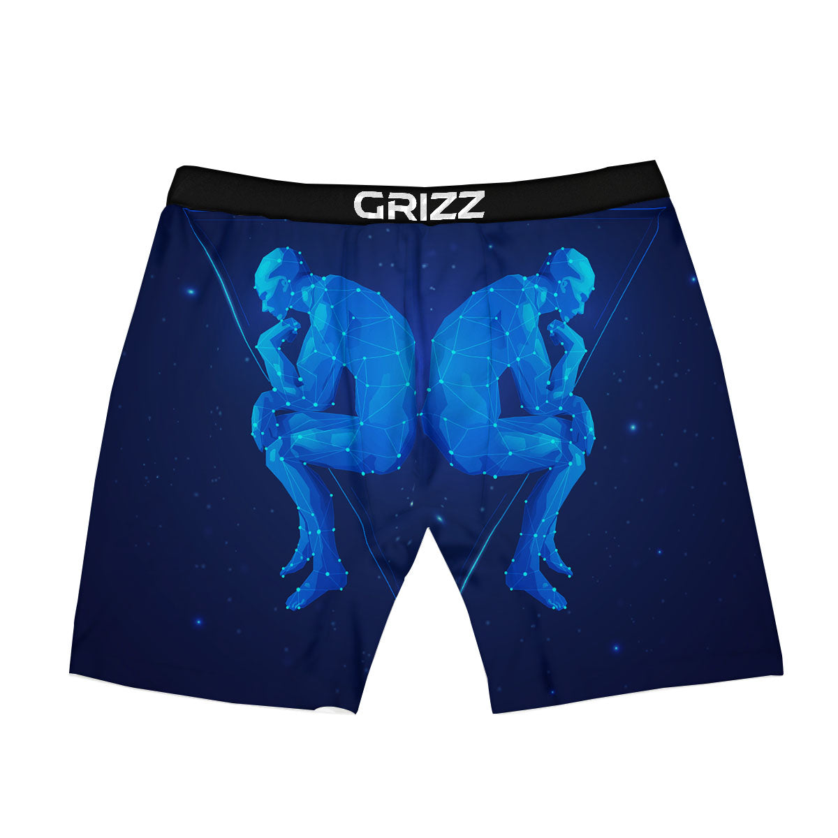 Constellation Gemini Print Boxer Briefs-grizzshop