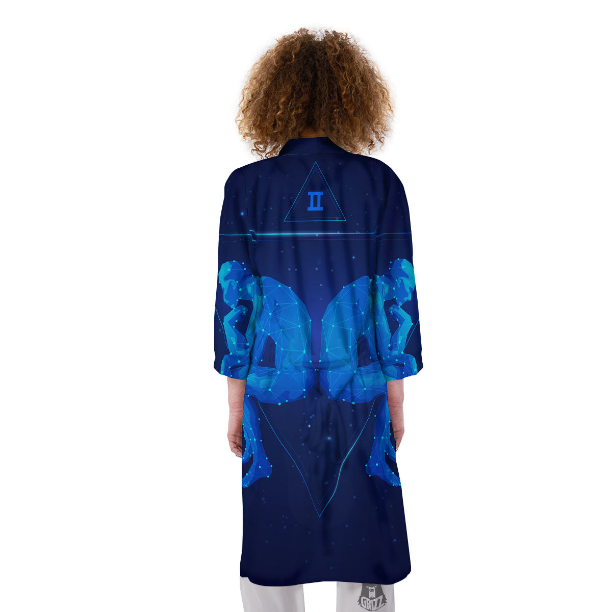 Constellation Gemini Print Kimono-grizzshop