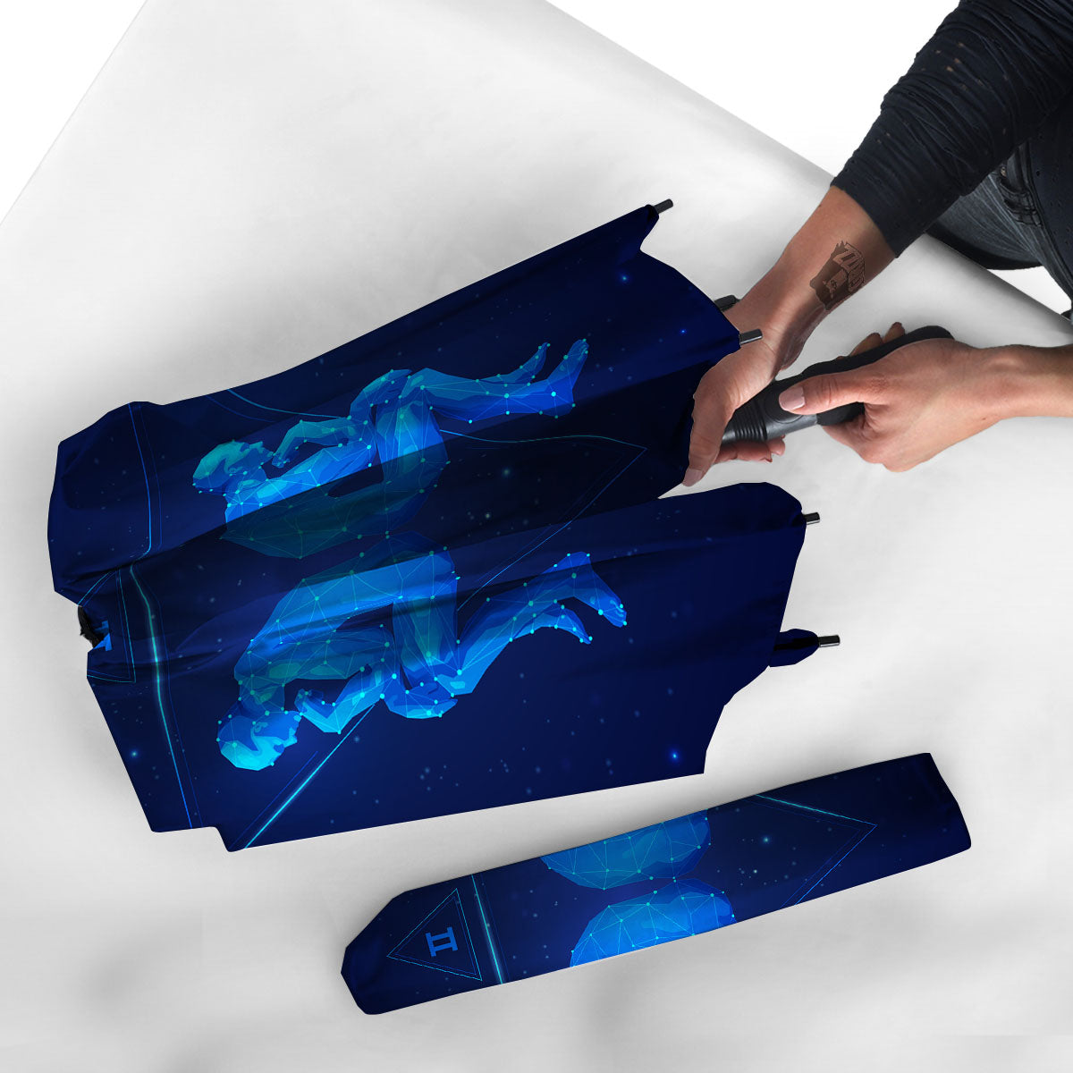Constellation Gemini Print Umbrella-grizzshop