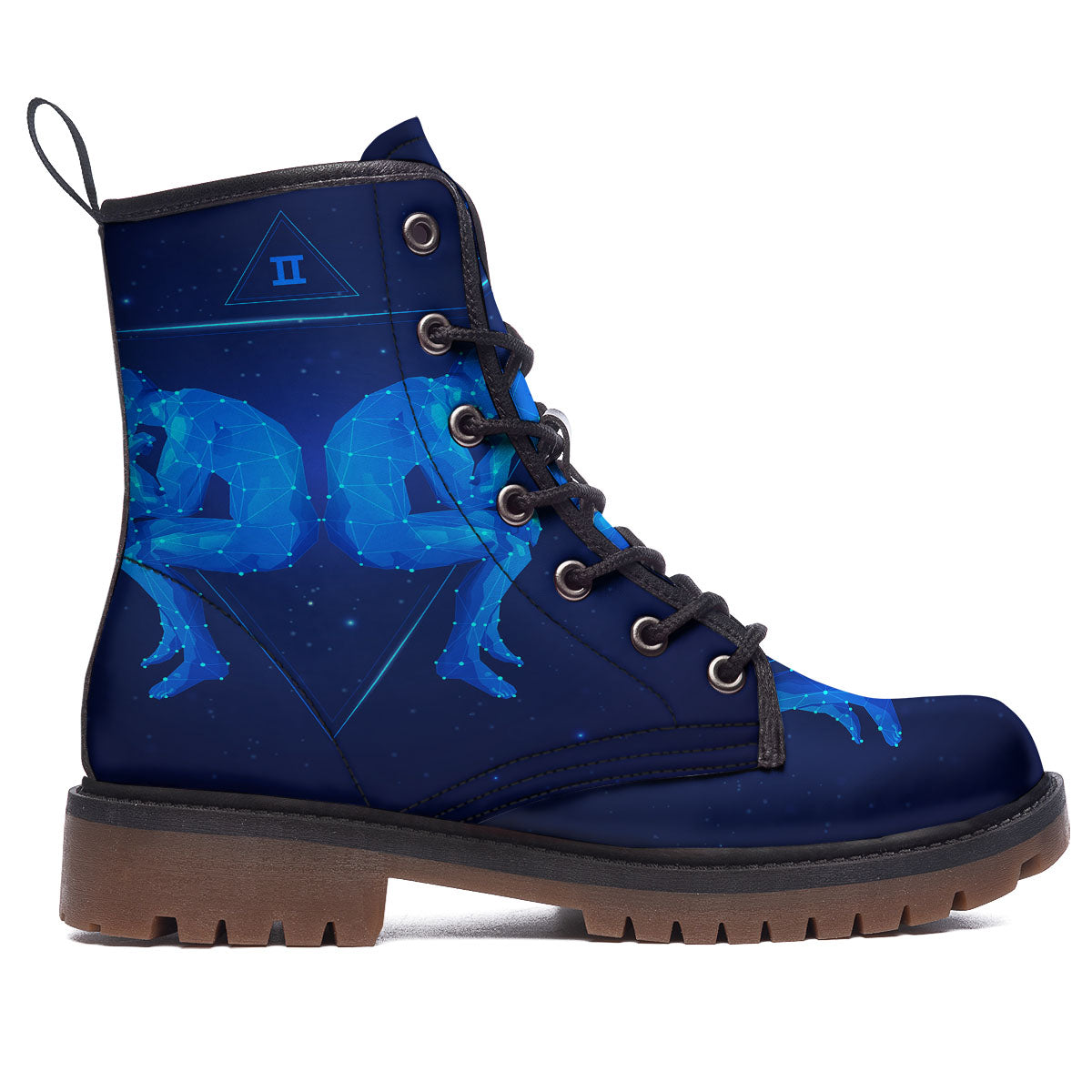 Constellation Gemini Print Work Boots-grizzshop