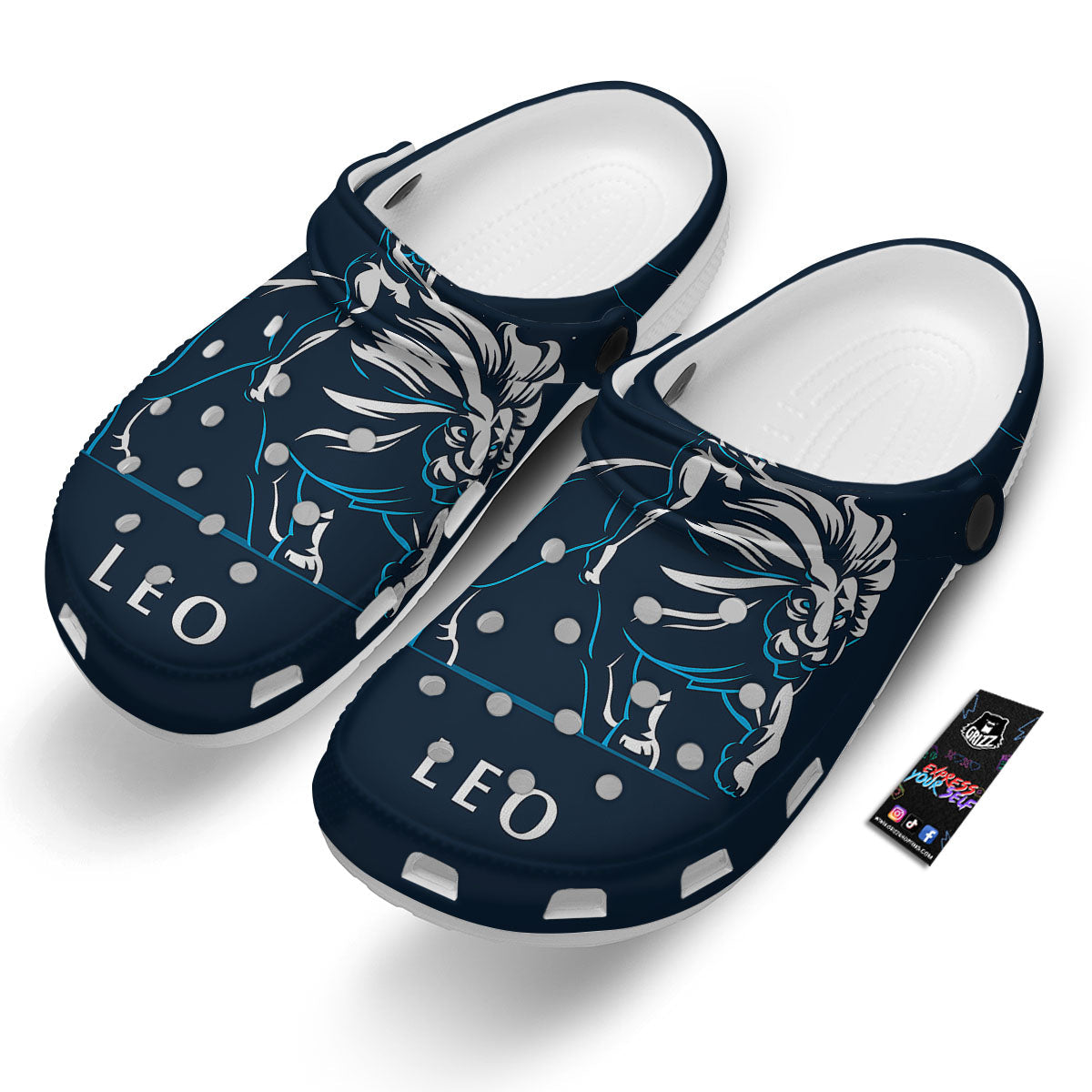 Constellation Leo Print Clog-grizzshop