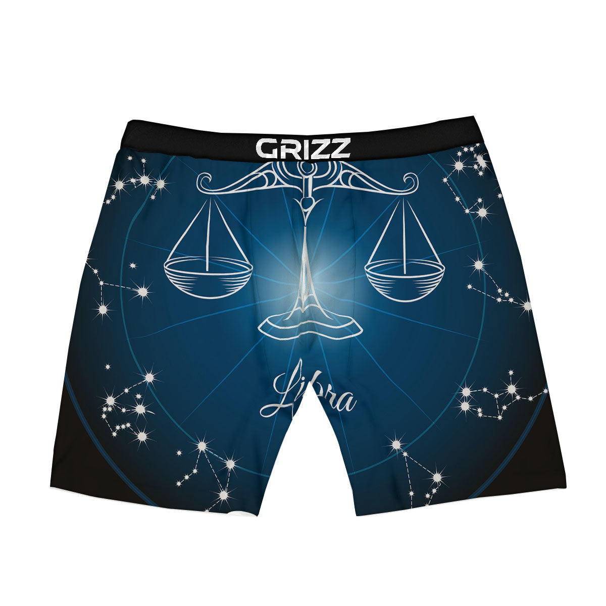 Constellation Libra Print Boxer Briefs-grizzshop