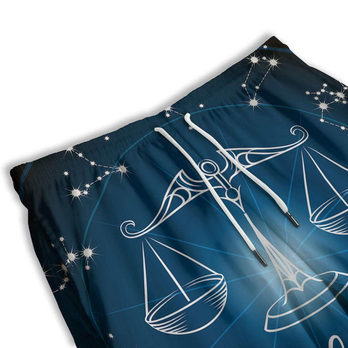 Constellation Libra Print Men's Athletic Shorts