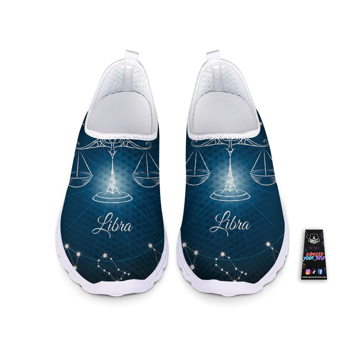 Constellation Libra Print Nurse Shoes-grizzshop