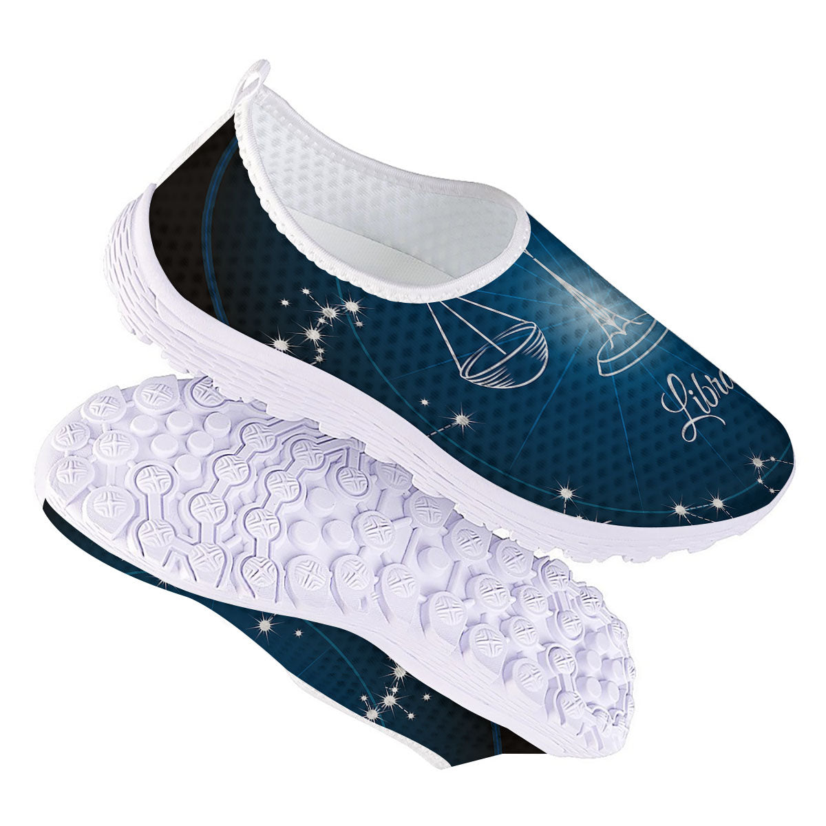 Constellation Libra Print Nurse Shoes-grizzshop