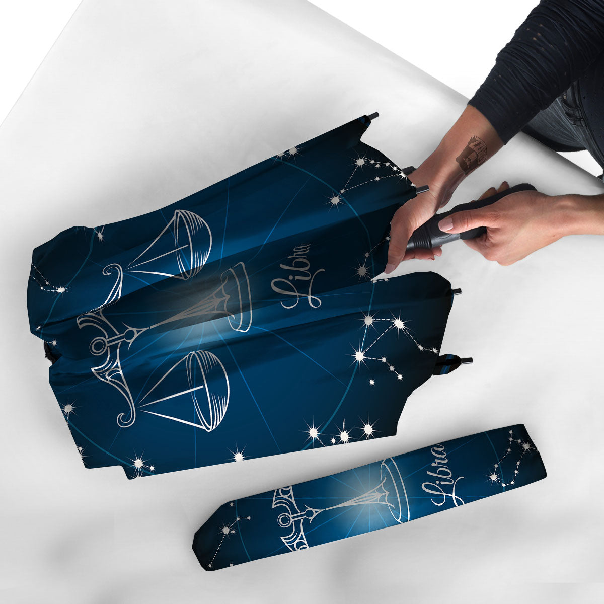 Constellation Libra Print Umbrella-grizzshop