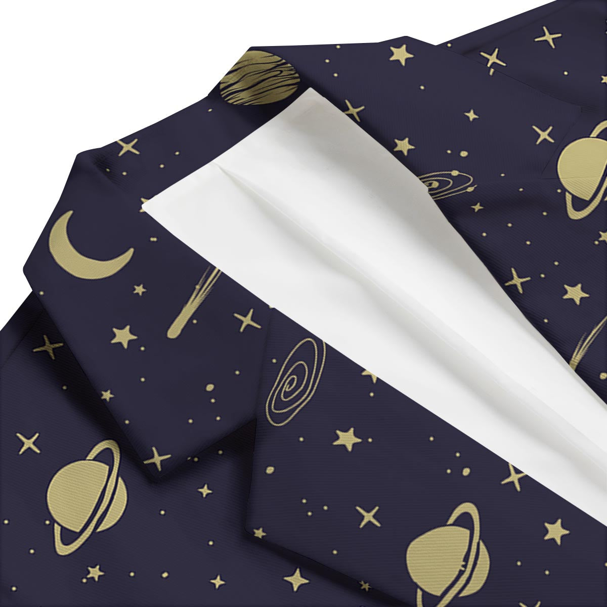 Constellation Pattern Print Men's Blazer-grizzshop